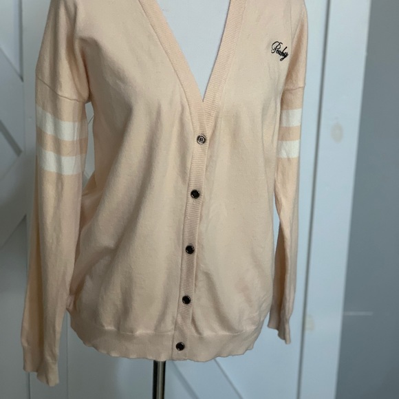 Forever 21 “peachy” long sleeve button down sweater - Picture 5 of 12